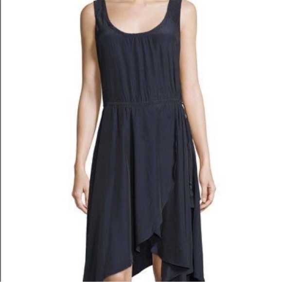 $395 CALYPSO ST BARTH Sarah Asymmetrical Relaxed Fit Modest Midi Dress - Picture 3 of 14
